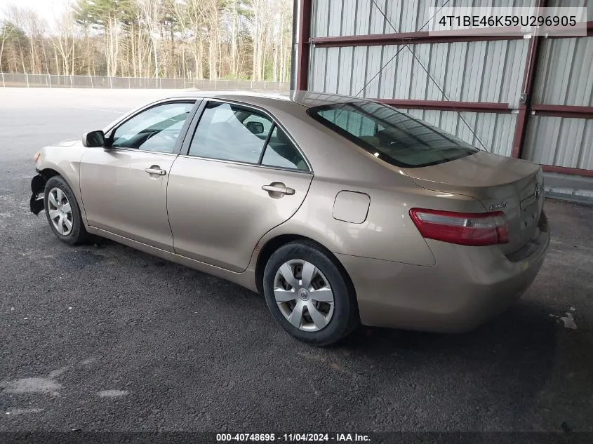 2009 Toyota Camry VIN: 4T1BE46K59U296905 Lot: 40748695