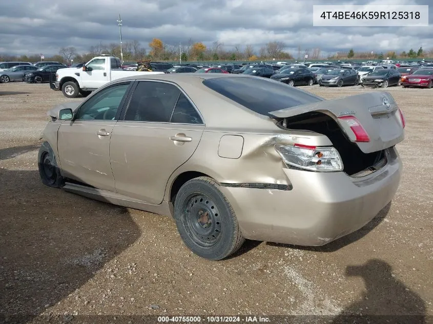 4T4BE46K59R125318 2009 Toyota Camry Le