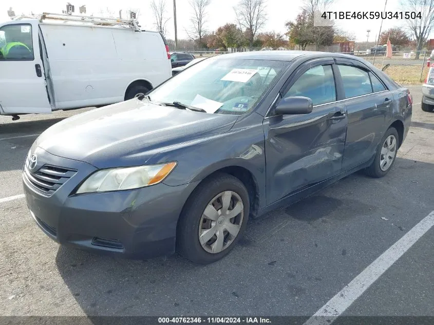 2009 Toyota Camry Le VIN: 4T1BE46K59U341504 Lot: 40762346