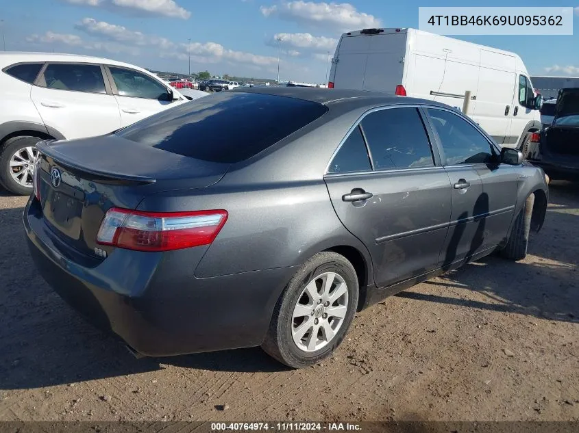 2009 Toyota Camry Hybrid VIN: 4T1BB46K69U095362 Lot: 40764974