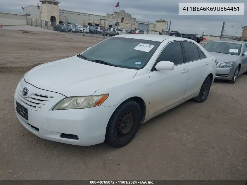 2009 Toyota Camry Le VIN: 4T1BE46K69U864451 Lot: 40765072