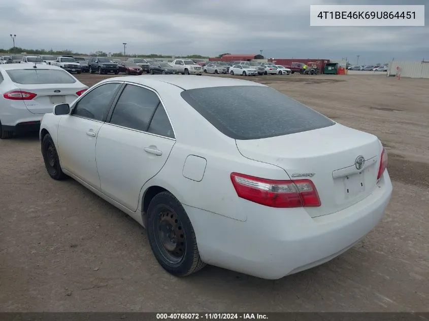 2009 Toyota Camry Le VIN: 4T1BE46K69U864451 Lot: 40765072