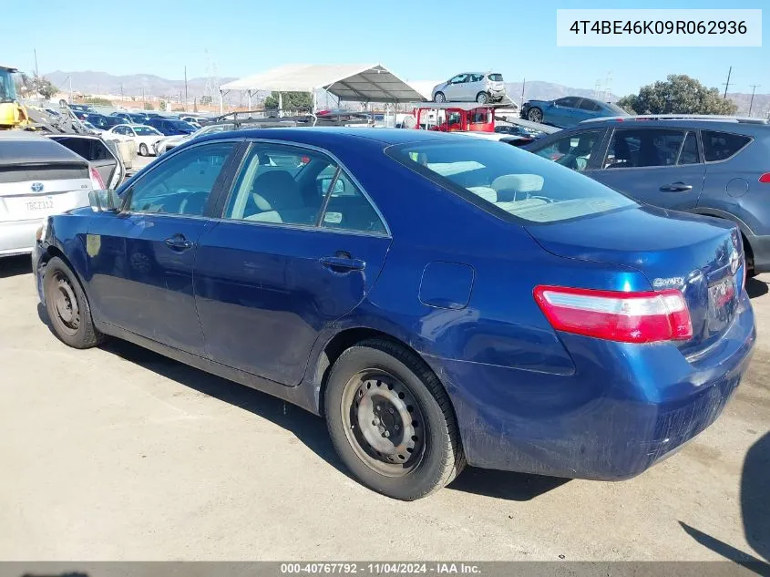 2009 Toyota Camry Le VIN: 4T4BE46K09R062936 Lot: 40767792