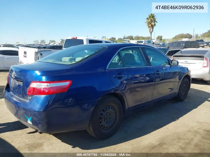 2009 Toyota Camry Le VIN: 4T4BE46K09R062936 Lot: 40767792