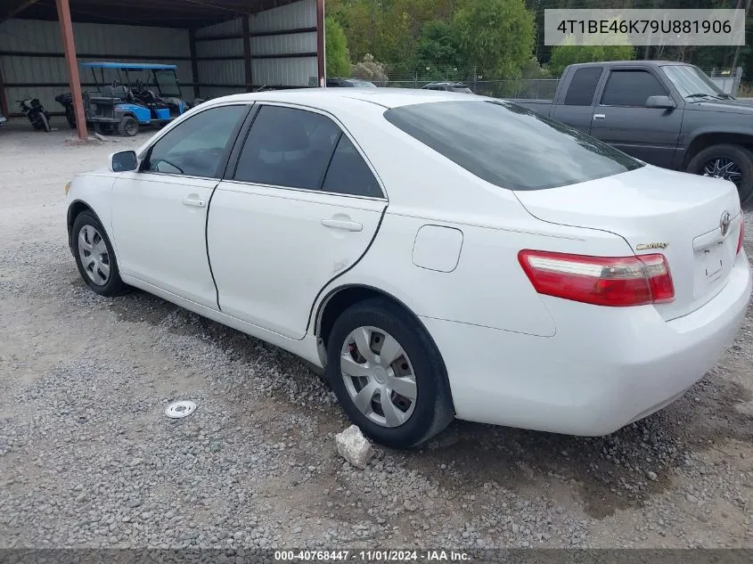 2009 Toyota Camry Le VIN: 4T1BE46K79U881906 Lot: 40768447