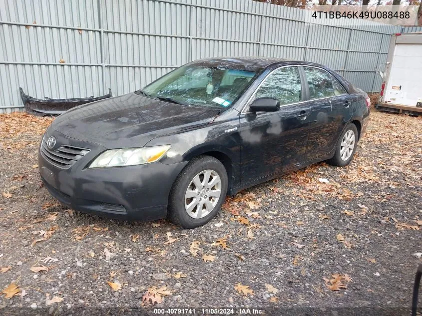 2009 Toyota Camry Hybrid VIN: 4T1BB46K49U088488 Lot: 40791741