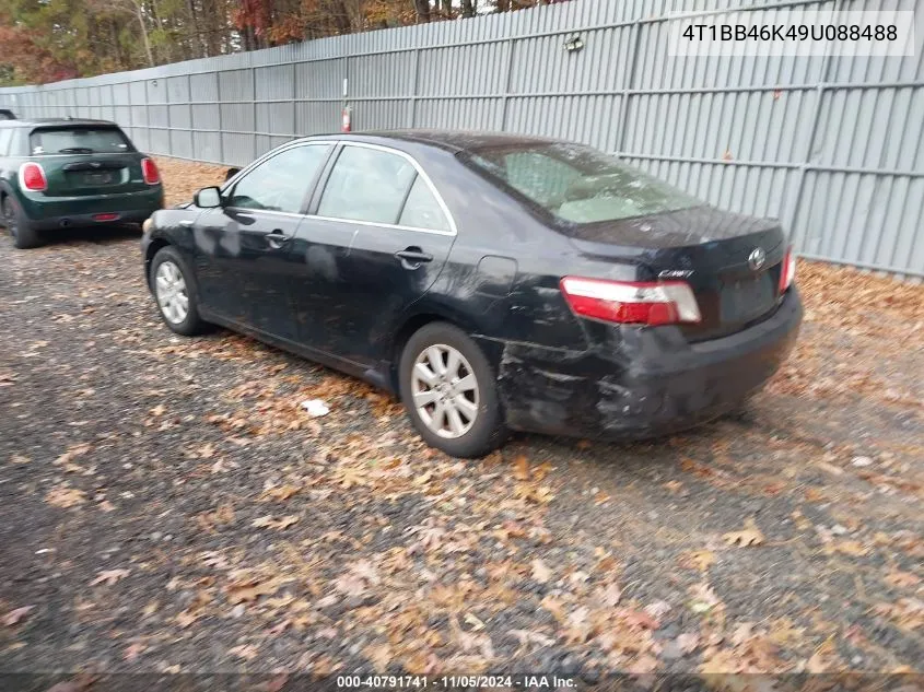 2009 Toyota Camry Hybrid VIN: 4T1BB46K49U088488 Lot: 40791741