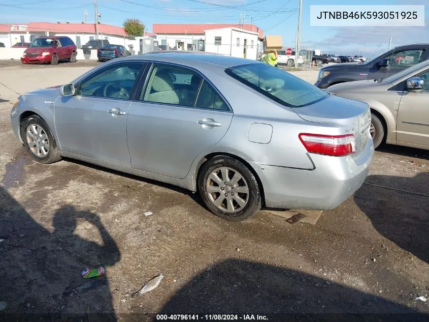 JTNBB46K593051925 2009 Toyota Camry Hybrid