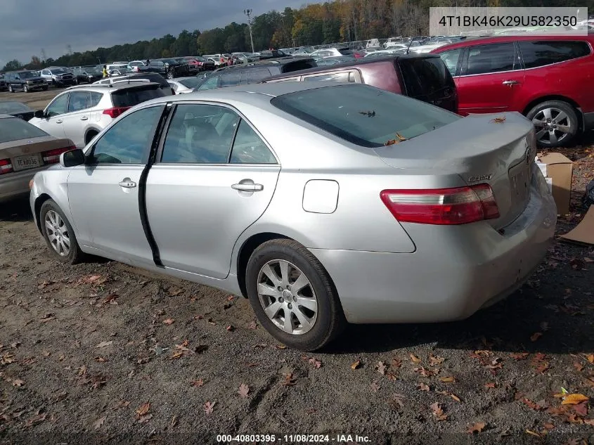 4T1BK46K29U582350 2009 Toyota Camry Xle V6