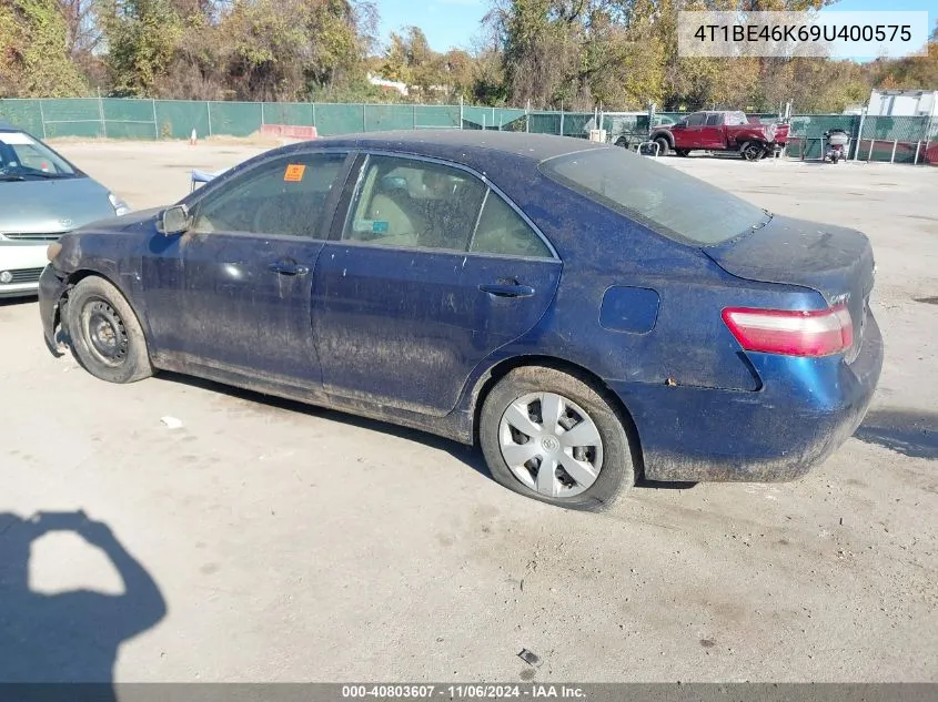 2009 Toyota Camry VIN: 4T1BE46K69U400575 Lot: 40803607