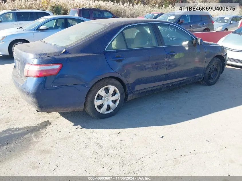 2009 Toyota Camry VIN: 4T1BE46K69U400575 Lot: 40803607