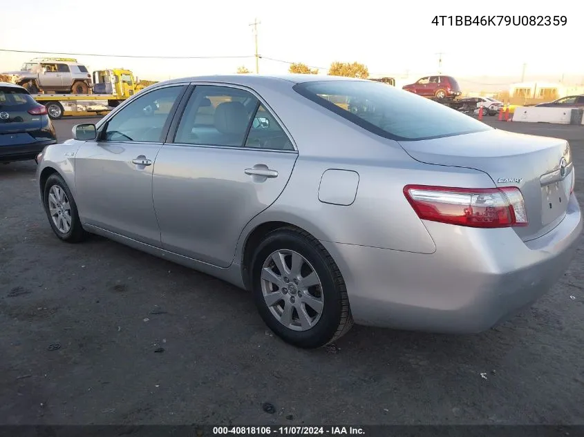 2009 Toyota Camry Hybrid VIN: 4T1BB46K79U082359 Lot: 40818106