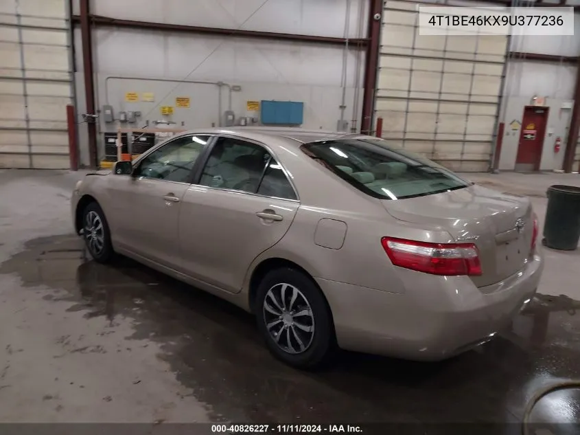 2009 Toyota Camry Le VIN: 4T1BE46KX9U377236 Lot: 40826227