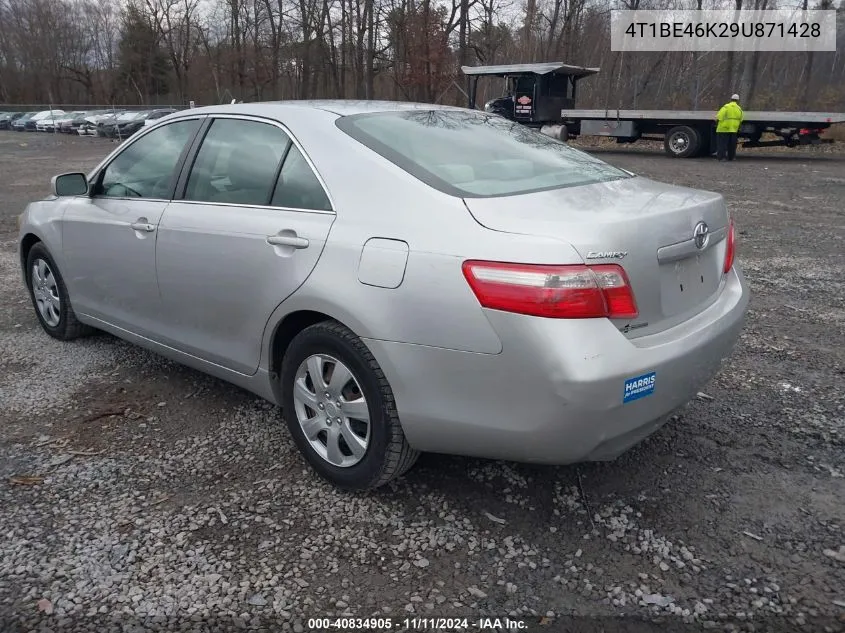 2009 Toyota Camry Le VIN: 4T1BE46K29U871428 Lot: 40834905