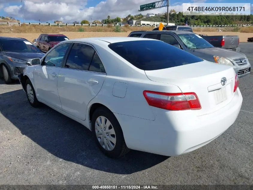 2009 Toyota Camry Le VIN: 4T4BE46K09R068171 Lot: 40850151