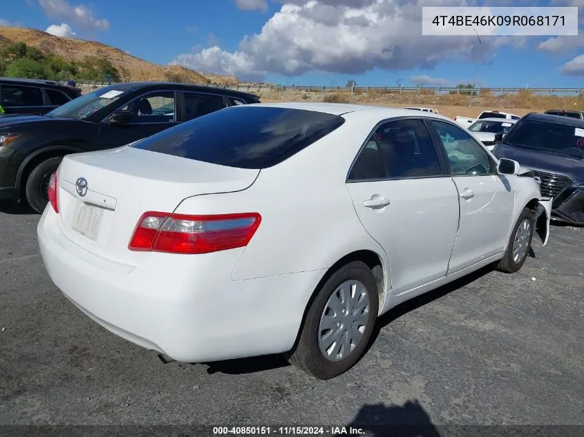 2009 Toyota Camry Le VIN: 4T4BE46K09R068171 Lot: 40850151