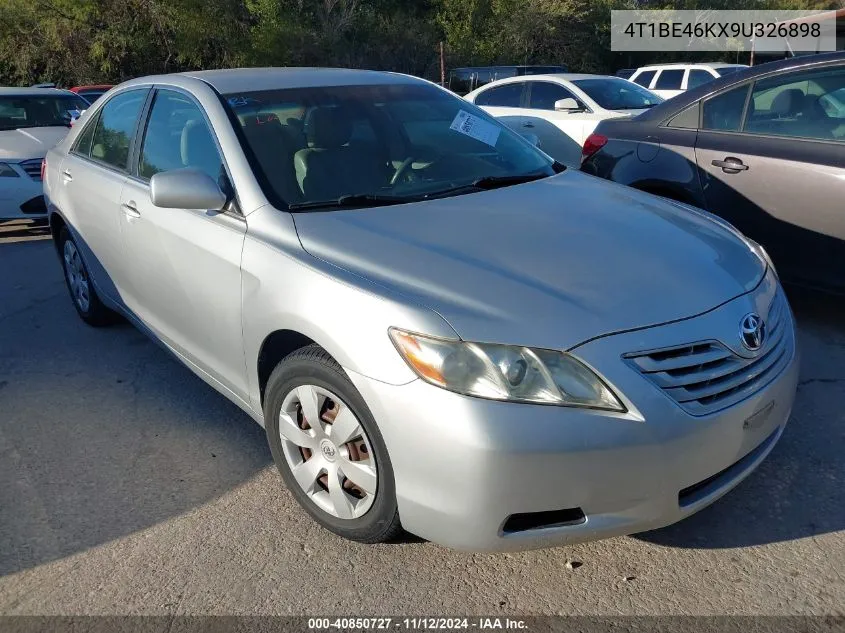 4T1BE46KX9U326898 2009 Toyota Camry Le