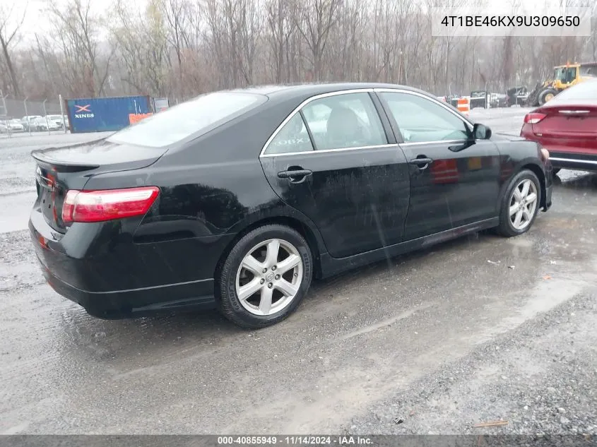 2009 Toyota Camry Se VIN: 4T1BE46KX9U309650 Lot: 40855949