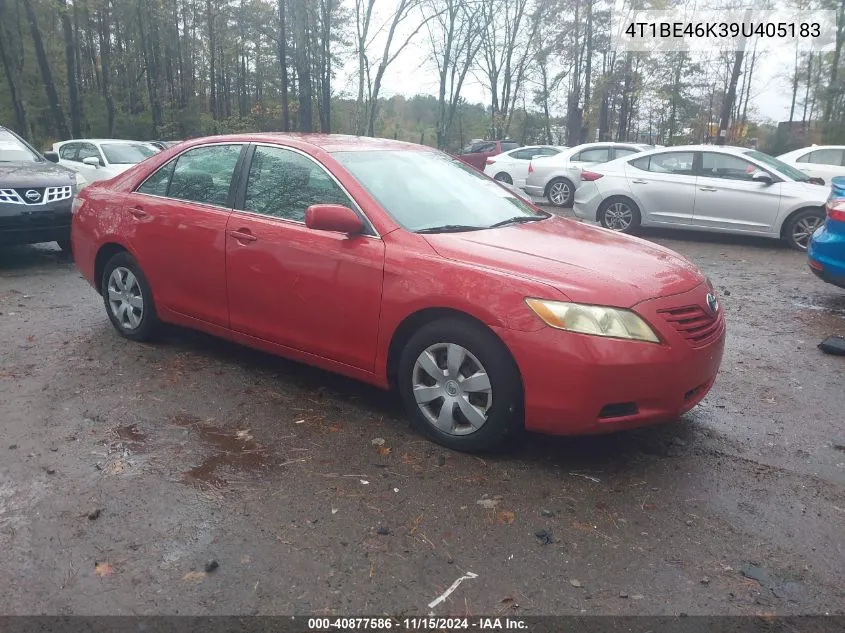 2009 Toyota Camry Le VIN: 4T1BE46K39U405183 Lot: 40877586