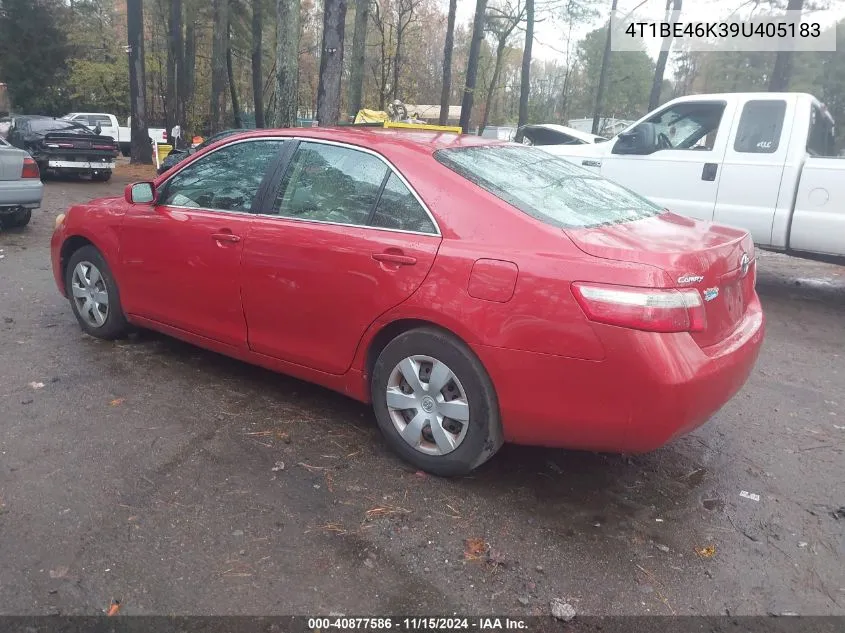 2009 Toyota Camry Le VIN: 4T1BE46K39U405183 Lot: 40877586