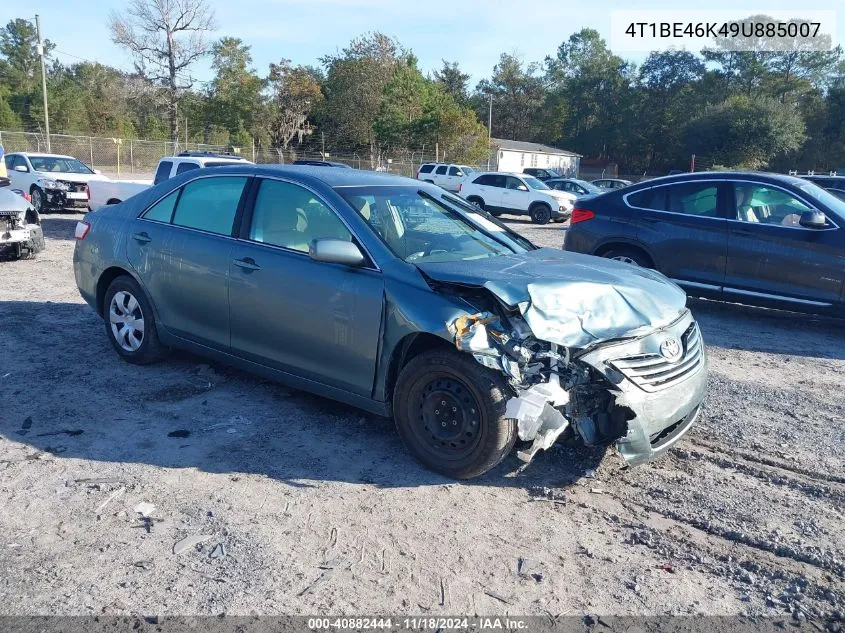 2009 Toyota Camry Se/Le/Xle VIN: 4T1BE46K49U885007 Lot: 40882444