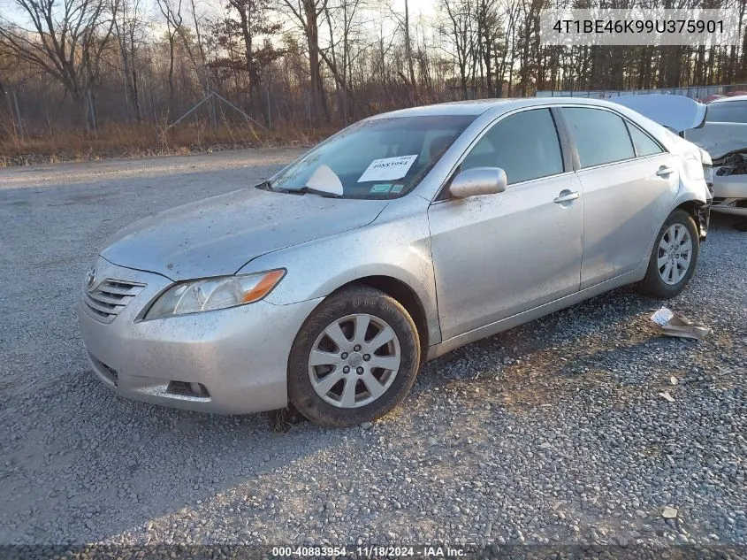 2009 Toyota Camry Xle VIN: 4T1BE46K99U375901 Lot: 40883954