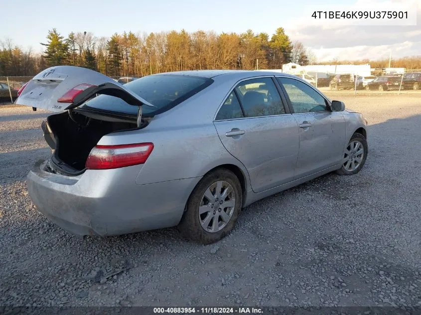 2009 Toyota Camry Xle VIN: 4T1BE46K99U375901 Lot: 40883954