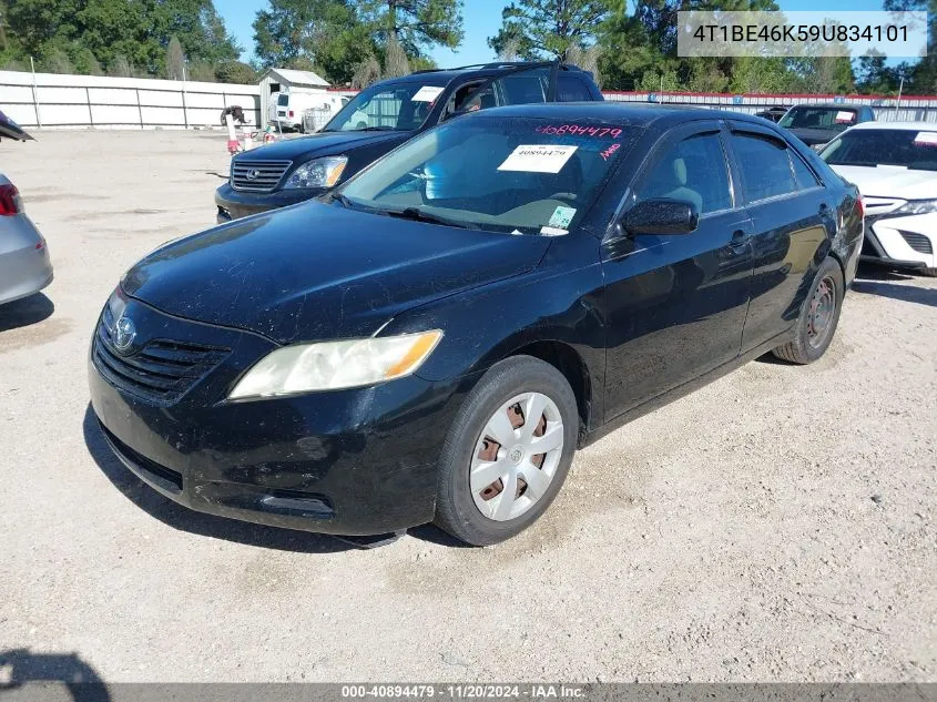 2009 Toyota Camry Le VIN: 4T1BE46K59U834101 Lot: 40894479