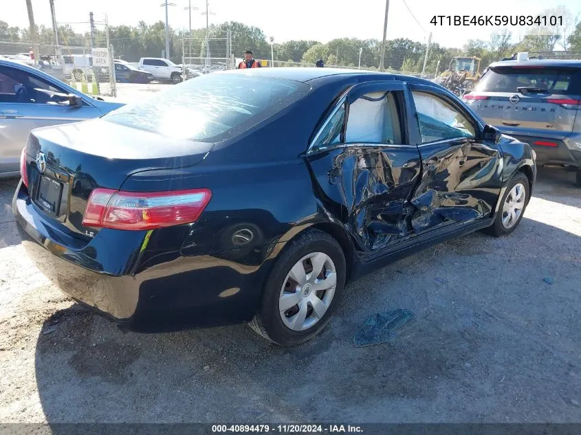 2009 Toyota Camry Le VIN: 4T1BE46K59U834101 Lot: 40894479