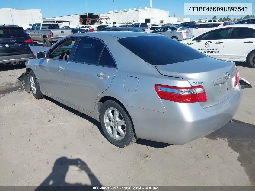 2009 Toyota Camry Le VIN: 4T1BE46K09U897543 Lot: 40916317