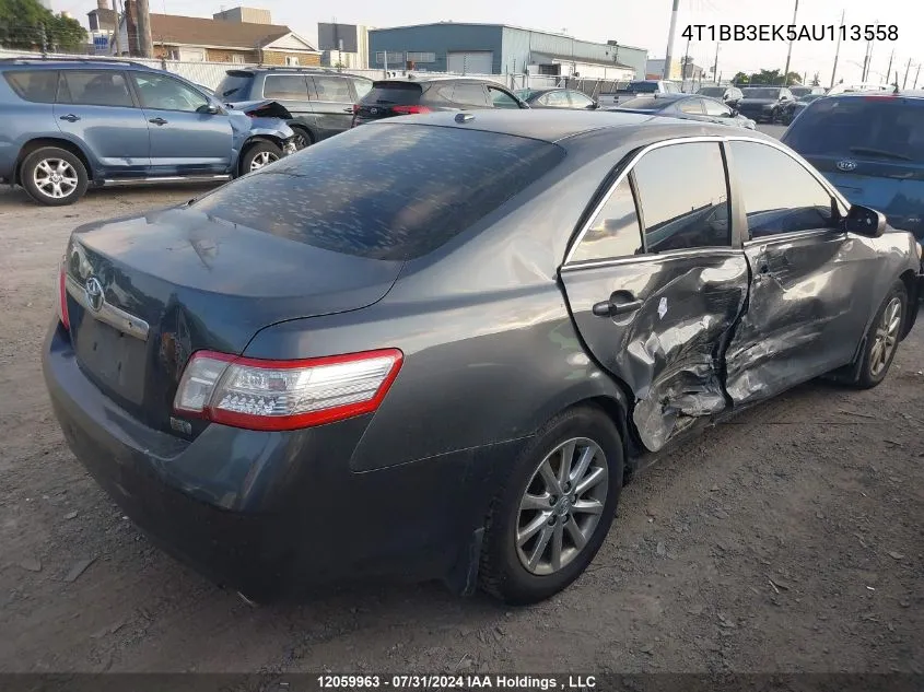 4T1BB3EK5AU113558 2010 Toyota Camry Hybrid