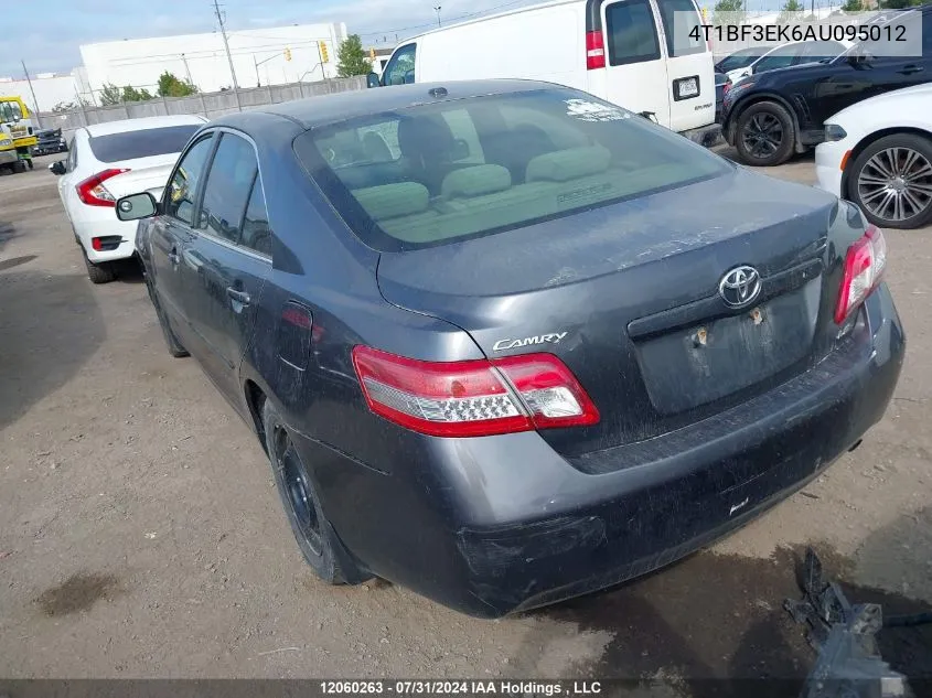 2010 Toyota Camry Se/Le/Xle VIN: 4T1BF3EK6AU095012 Lot: 12060263