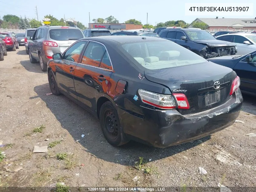 2010 Toyota Camry Se/Le/Xle VIN: 4T1BF3EK4AU513907 Lot: 12091130