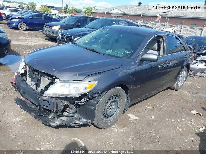 2010 Toyota Camry VIN: 4T1BF3EK2AU065618 Lot: 12106544