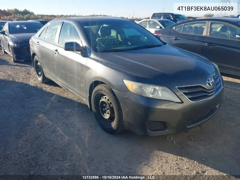 2010 Toyota Camry VIN: 4T1BF3EK8AU065039 Lot: 12132595