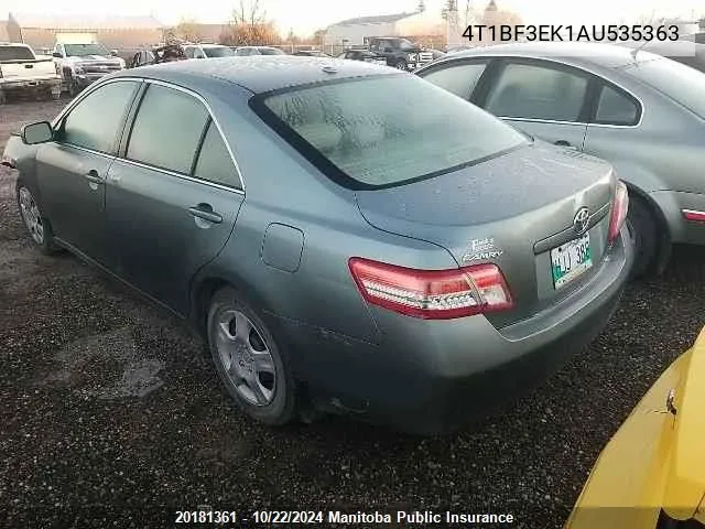 4T1BF3EK1AU535363 2010 Toyota Camry Le