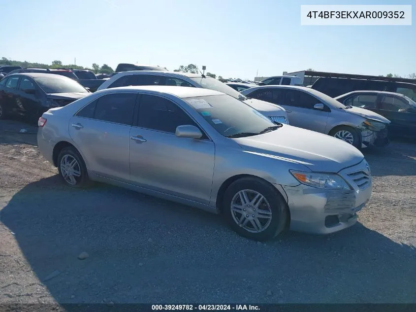 2010 Toyota Camry Le/Se/Xle VIN: 4T4BF3EKXAR009352 Lot: 39249782