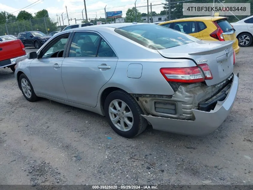 2010 Toyota Camry Le VIN: 4T1BF3EK5AU083448 Lot: 39525020