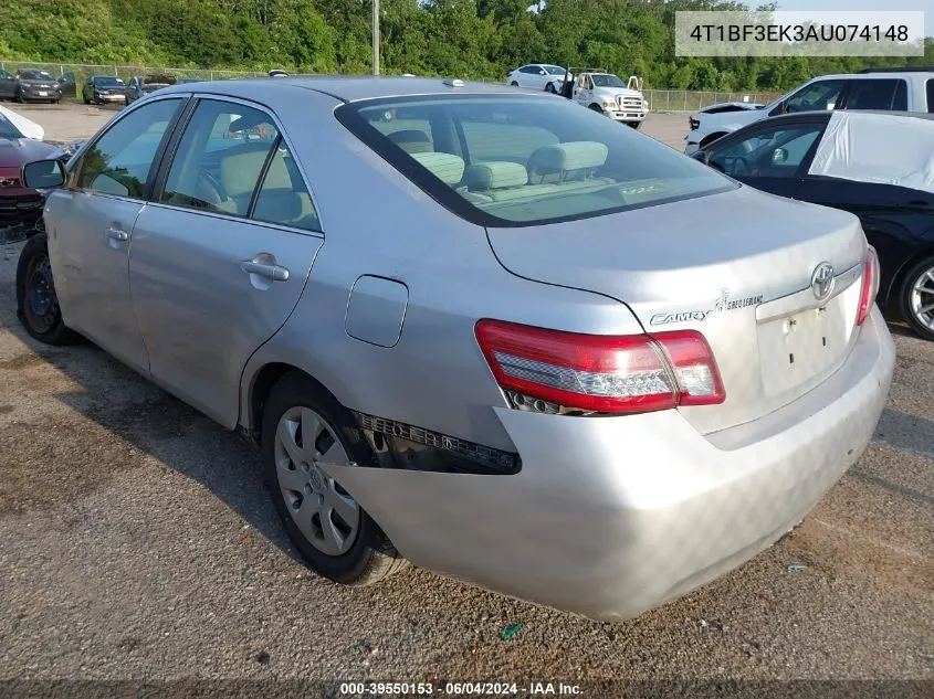 2010 Toyota Camry Base (Retail Orders Only) (A5) VIN: 4T1BF3EK3AU074148 Lot: 39550153