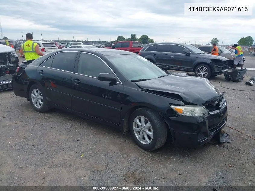 4T4BF3EK9AR071616 2010 Toyota Camry Le