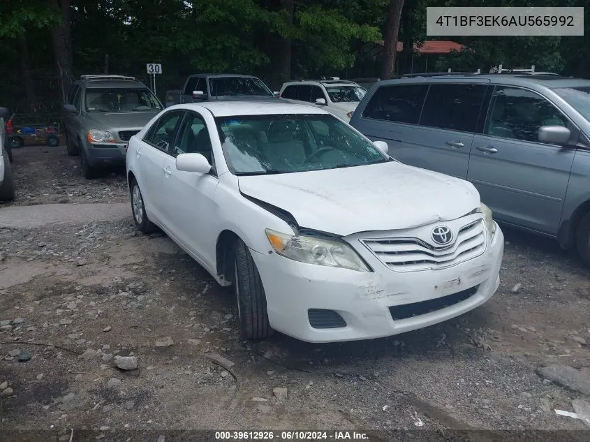 2010 Toyota Camry Le VIN: 4T1BF3EK6AU565992 Lot: 39612926