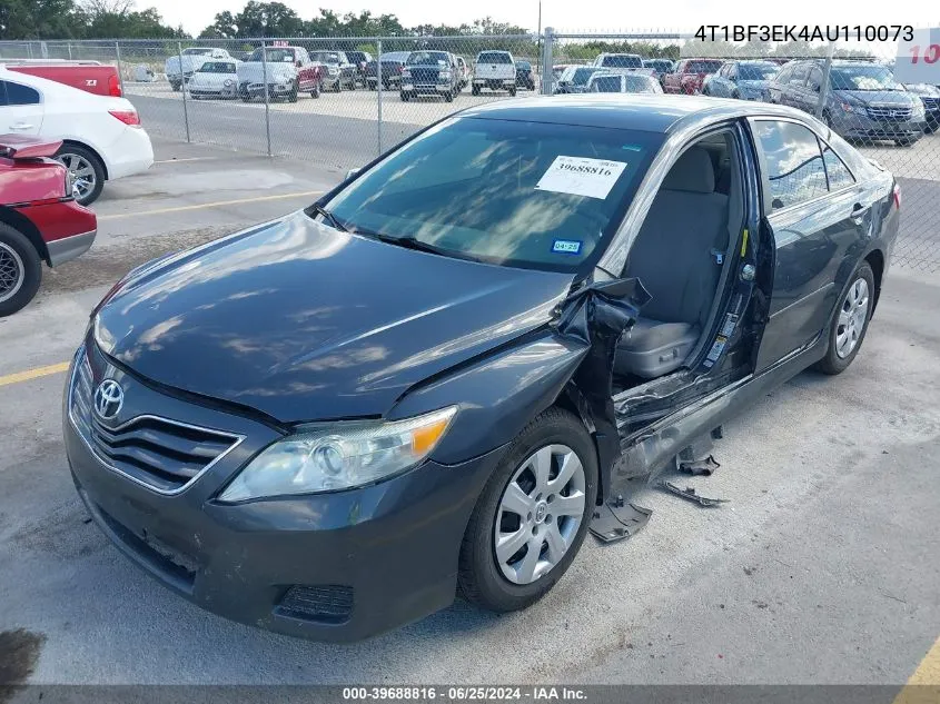 2010 Toyota Camry Le VIN: 4T1BF3EK4AU110073 Lot: 39688816