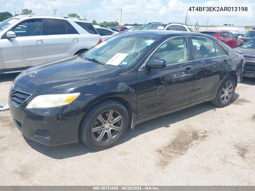 2010 Toyota Camry VIN: 4T4BF3EK2AR013198 Lot: 39753855