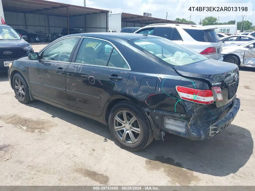 2010 Toyota Camry VIN: 4T4BF3EK2AR013198 Lot: 39753855