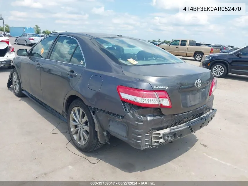 4T4BF3EK0AR052470 2010 Toyota Camry Le