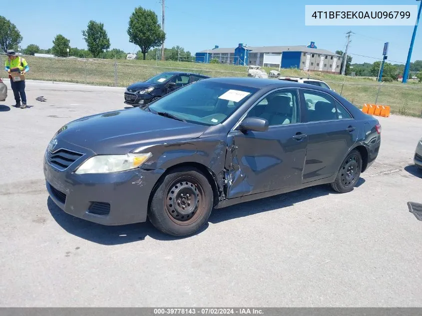 4T1BF3EK0AU096799 2010 Toyota Camry Le