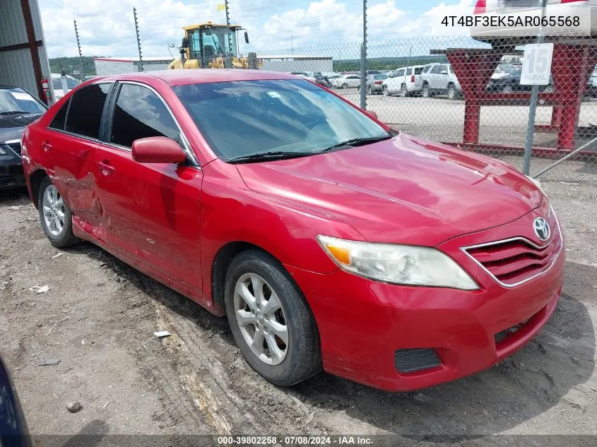 4T4BF3EK5AR065568 2010 Toyota Camry Le