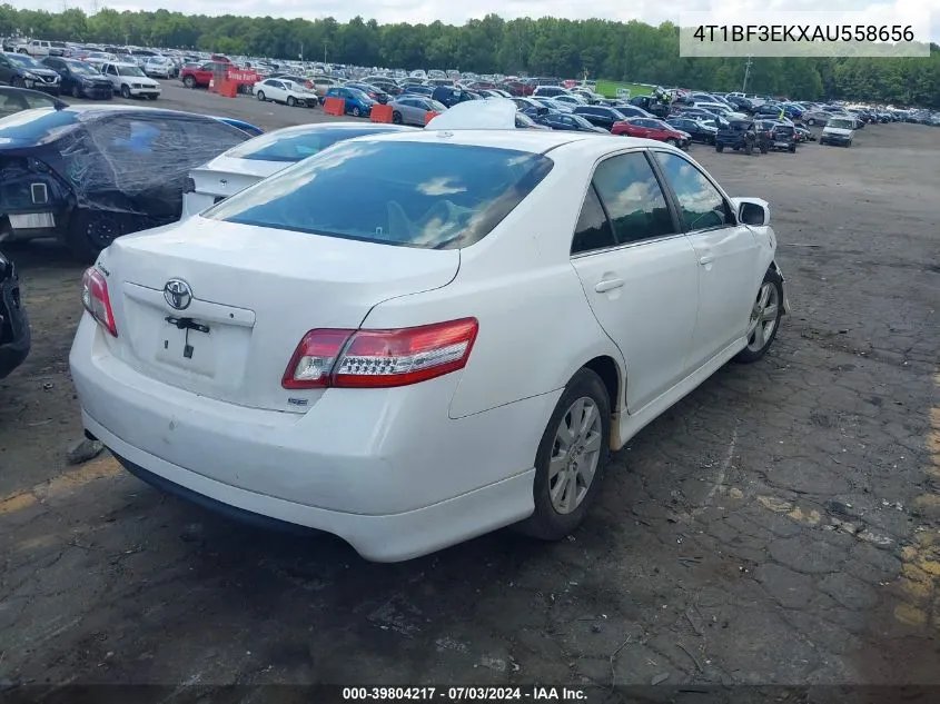 2010 Toyota Camry Se VIN: 4T1BF3EKXAU558656 Lot: 39804217