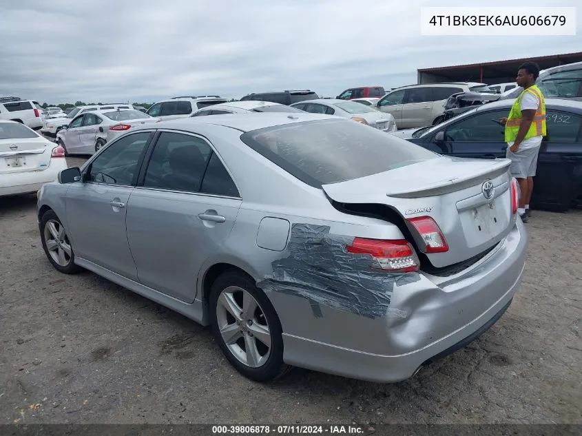 4T1BK3EK6AU606679 2010 Toyota Camry Se V6