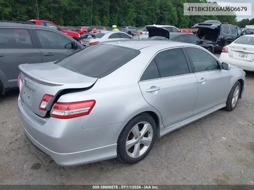 4T1BK3EK6AU606679 2010 Toyota Camry Se V6